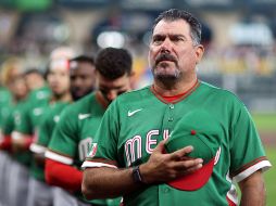 Gil destacó en rueda de prensa la entrega que han tenido y el desempeño que han logrado sus jugadores en el diamante. X/ @MexicoBeis.