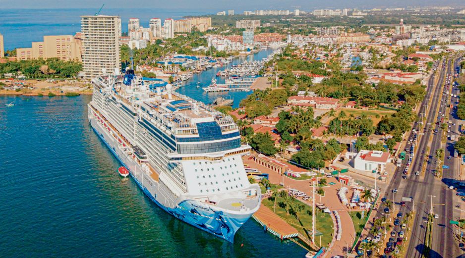 Los cruceros continúan siendo uno de los principales motores del turismo internacional que llega a Puerto Vallarta. ESPECIAL