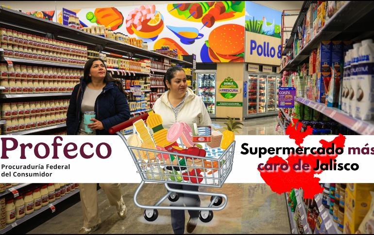 En este supermercado encuentras los precios más altos de todo el estado para adquirir la Canasta Básica; se encuentra en Zapopan. EL INFORMADOR / ARCHIVO