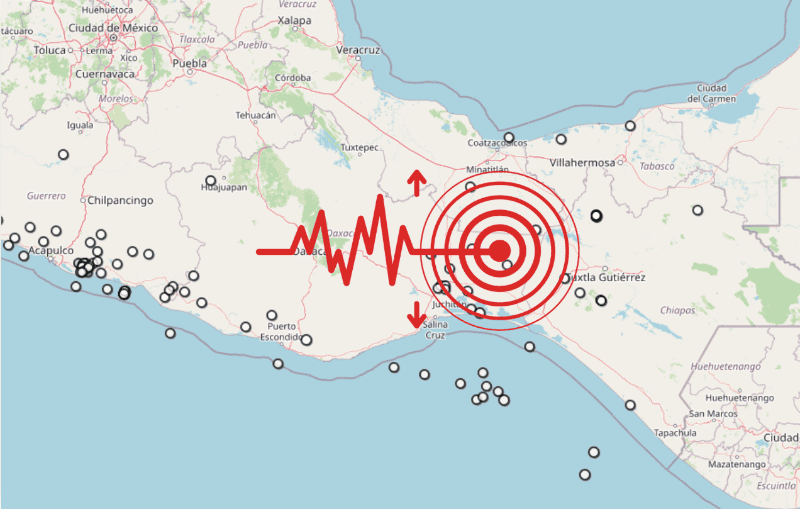  Sismo en Oaxaca. ESPECIAL / SSN