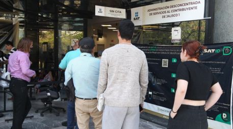 En algunos lugares del estado de Jalisco hay disponibilidad alta de citas en para el SAT en marzo. EL INFORMADOR / ARCHIVO