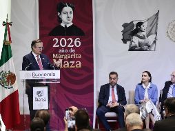 Economía declaró que no todo está resuelto para el próximo encuentro con Estados Unidos, sin embargo, los consensos logrados para la revisión del T-MEC son un gran paso. EFE / J. Méndez