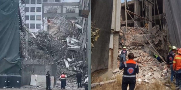 CDMX: Colapsa estructura de edificio en demolici&oacute;n cerca del Metro San Antonio Abad