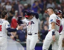 Estados Unidos que venció 5-3 a México y prácticamente aseguró su boleto a los Cuartos de Final del Clásico Mundial de Béisbol 2026. AFP/ A. SLITZ.