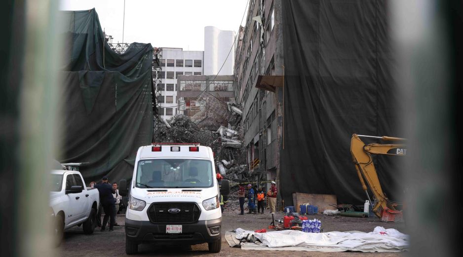 El inmueble había resultado dañado en el sismo de 2017 y estaba en etapa de demolición. SUN/V. Rosas