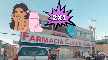 Hoy  10 de marzo en Farmacia Guadalajara hay 2x1 y otras ofertas en algunas marcas de la línea de salud y belleza. EL INFORMADOR / ARCHIVO