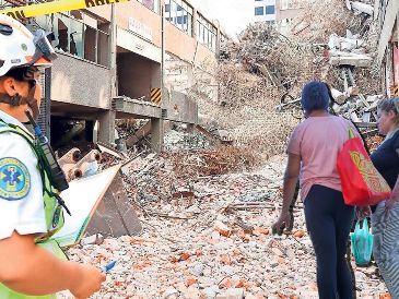 Esto dijeron las personas que experimentaron el derrumbe de un ediciió en la Ciudad de México. . SUN / Especial /ARMM