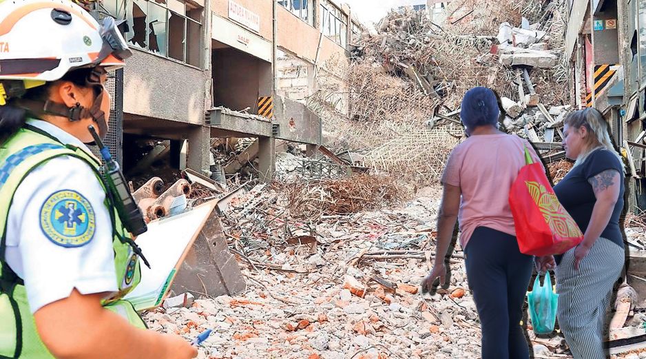 Esto dijeron las personas que experimentaron el derrumbe de un ediciió en la Ciudad de México. . SUN / Especial /ARMM