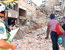 Esto dijeron las personas que experimentaron el derrumbe de un ediciió en la Ciudad de México. . SUN / Especial /ARMM