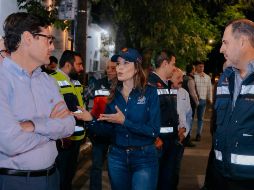 Se instalaron lonas para informar a los habitantes y comercios de las zonas sobre dichos trabajos. ESPECIAL / GOBIERNO DE GUADALAJARA