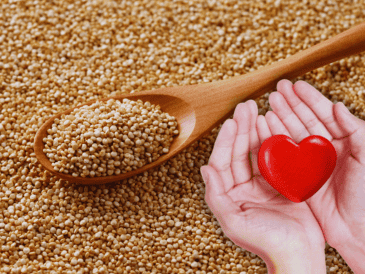 La quinoa colabora en el control del colesterol, mejorando la circulación sanguínea y previniendo la formación de coágulos. ESPECIAL / CANVA