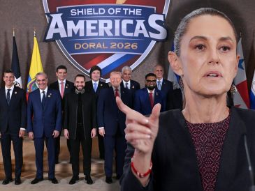 Además de México, tampoco asistieron a la reunión denominada "Escudo de las Américas" Brasil y Colombia. ESPECIAL, AFP / S. Loeb y EFE / I. Esquivel