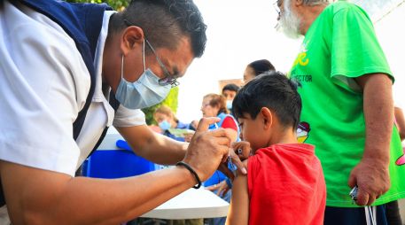 En Jalisco se han aplicado dos millones 700 mil vacunas contra el sarampión, y se pretende inmunizar a otros 70 mil niños menores de 10 años. EL INFORMADOR/J. Acosta