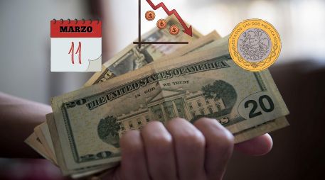 El dólar se mantiene alrededor de los 17.61 pesos frente a la moneda mexicana, con una ligera variación respecto al cierre previo. ESPECIAL / EFE y CANVA