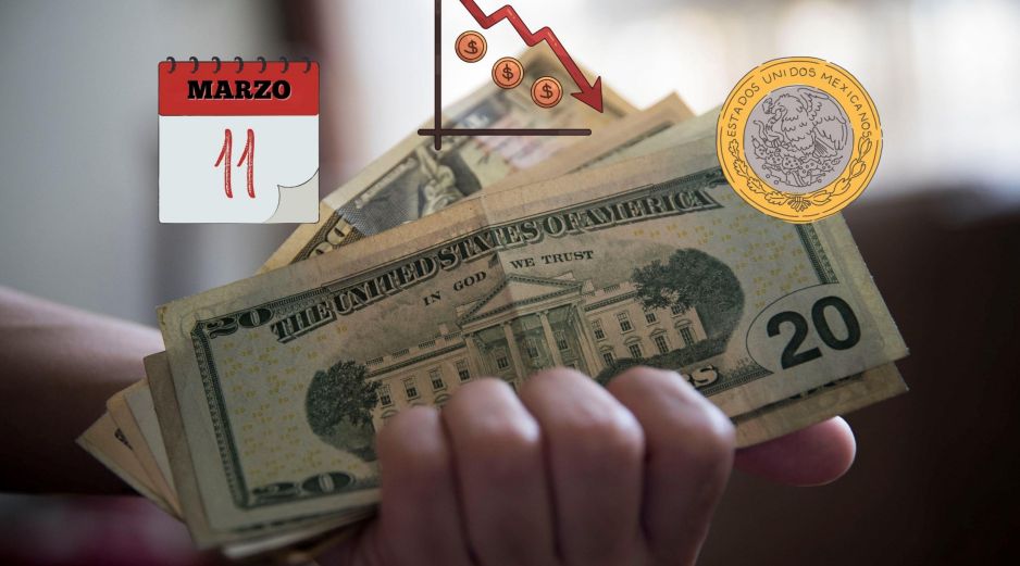 El dólar se mantiene alrededor de los 17.61 pesos frente a la moneda mexicana, con una ligera variación respecto al cierre previo. ESPECIAL / EFE y CANVA
