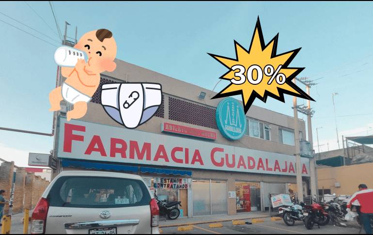 Hoy 11 de marzo en Farmacia Guadalajara hay 30% de descuento en productos de bebé y otras buenas ofertas. EL INFORMADOR / ARCHIVO