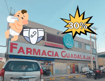 Hoy 11 de marzo en Farmacia Guadalajara hay 30% de descuento en productos de bebé y otras buenas ofertas. EL INFORMADOR / ARCHIVO