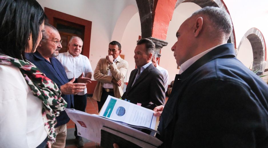 Autoridades estatales informaron que, tras recuperar el edificio, se trabajará de manera coordinada con la FGR y el INAH en un proyecto de remodelación y rehabilitación. ESPECIAL / Pablo Lemus