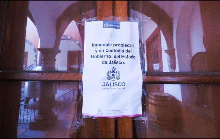 Autoridades estatales informaron que, tras recuperar el edificio, se trabajará de manera coordinada con la FGR y el INAH en un proyecto de remodelación y rehabilitación. ESPECIAL / Pablo Lemus