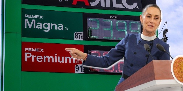 Sheinbaum confirma tope en precio de gasolina regular, pese a conflicto en Ir&aacute;n y Oriente Medio