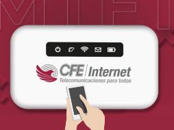 Una vez activado el equipo, el usuario puede realizar recargas según su consumo de internet. ESPECIAL/CFE