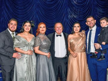 Jesús Reynoso, Paola Oliman , Liliana Oliman,Enrique Michel, Fernanda Oliman, Eduardo Gómez y Nicolás Gómez. GENTE BIEN JALISCO / Revista del 13 de marzo 2026