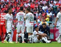 El encuentro de Chivas contra Santos en el Estadio AKRON peligra con dos considerables bajas. Imago7 / ARCHIVO
