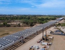 La Secretaría de Infraestructura Comunicaciones y Transportes (SICT) informó hoy que avanzan los trabajos de construcción en el Puente Amado Nervo que se construye entre Jalisco y Nayarit. X / @SICTmx