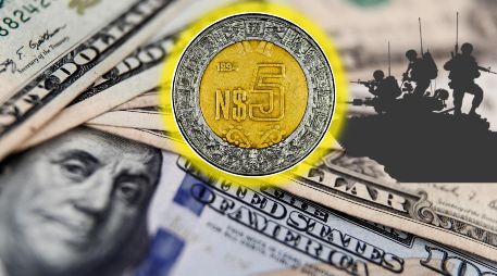 Peso mexicano resiente las jornadas de guerra en Irán en la cotización frente al dólar. EFE / ARCHIVO