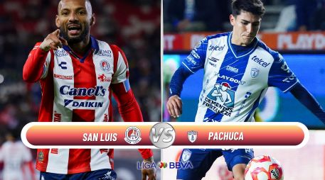 Atlético de San Luis y Pachuca se enfrentan en la Jornada 11 del Clausura 2026 de la Liga MX. ESPECIAL / IMAGO7 y CANVA