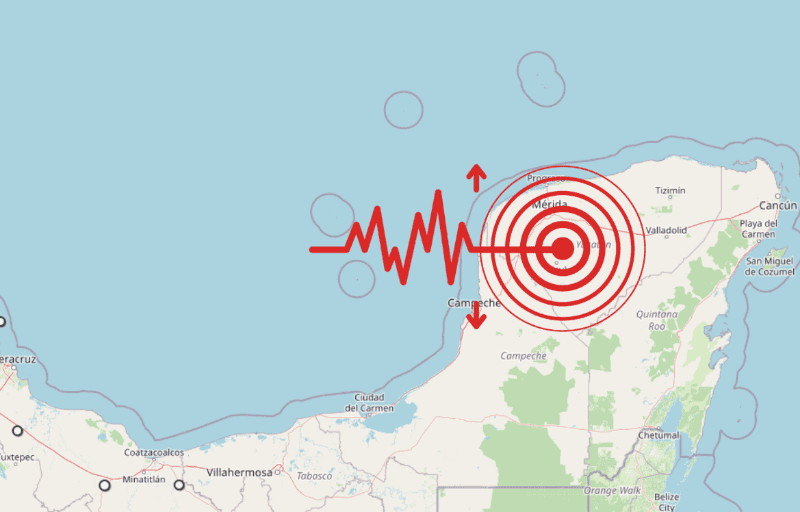 &nbsp;Sismo en Yucatán. ESPECIAL / SSN