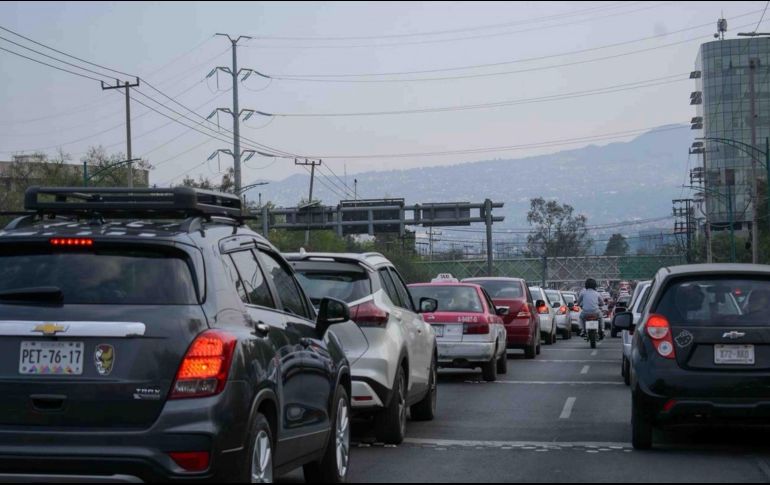 El programa Hoy No Circula se aplica de las 5:00 a las 22:00 horas en todas las alcaldías de la Ciudad de México y en tres zonas conurbadas del Estado de México. SUN/S. Cadena