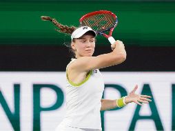 La kazaja enfrentará a Sabalenka por el título del certamen. AFP