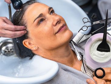 Hay alternativas temporales como sprays o polvos para cubrir canas, que ayudan a disimular la raíz entre cada retoque. ESPECIAL / CANVA