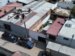 El domicilio fue resguardado a la espera de la emisión de una orden de cateo. ESPECIAL