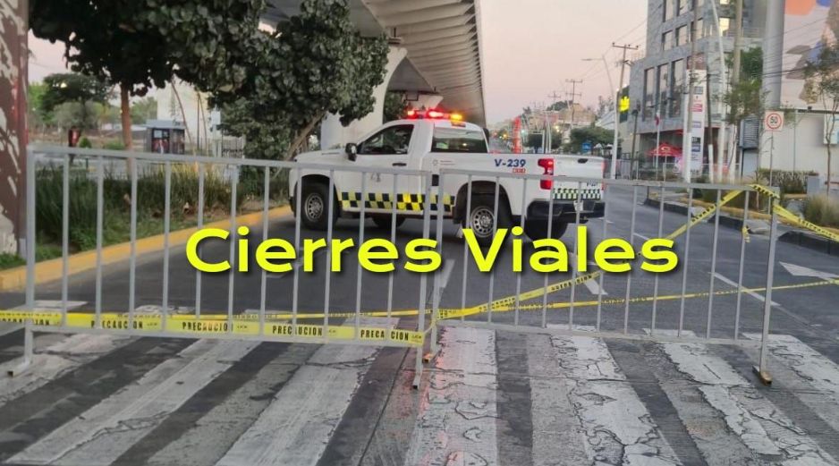 Te compartimos las rutas alternas propuestas por Policía Vial Jalisco. ESPECIAL / FACEBOOK Policía Vial Jalisco