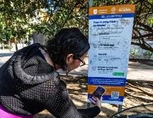 Usuarios reclamaron la falta de información y el hecho de que aún existan carteles de la aplicación anterior respecto al cambio de empresa en el pago del parquímetro en Guadalajara. EL INFORMADOR / A. Navarro