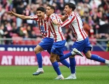 Para el Atlético de Madrid, el triunfo los deja con 57 puntos y les devuelve el tercer lugar de la clasificación. AFP / P. P. Marcou