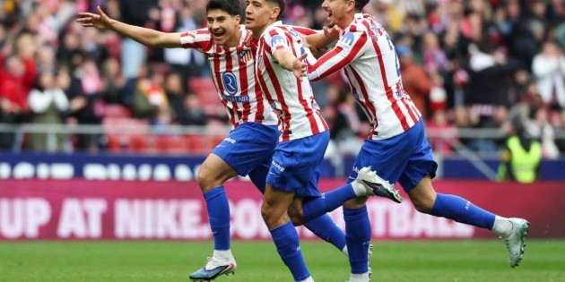 Obed Vargas fue titular con el Atl&eacute;tico de Madrid en LaLiga