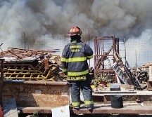 Se estima que la chatarrera en Tonalá presenta un área con posibles afectaciones de aproximadamente 200 × 200 metros. CORTESÍA