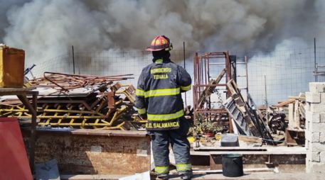 Se estima que la chatarrera en Tonalá presenta un área con posibles afectaciones de aproximadamente 200 × 200 metros. CORTESÍA