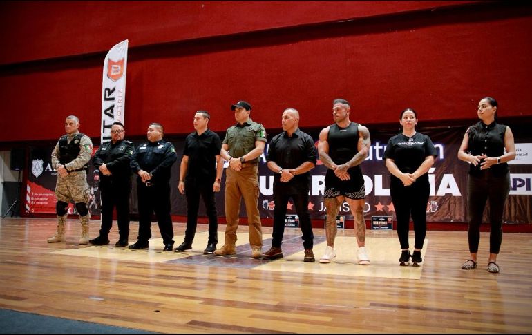 Jalisco fue sede del campeonato de fisicoculturismo “Súper Policía 2026”. CORTESÍAL/Secretaría de Seguridad estatal