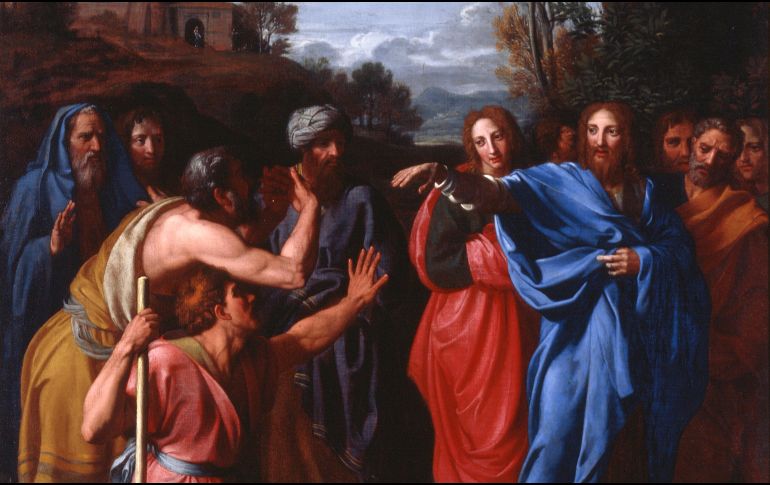 «Él dijo: “Creo, Señor”. Y postrándose, lo adoró». WIKIPEDIA/«Cristo curando al ciego», de Nicolas Colombel