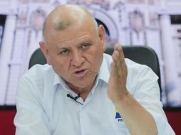 Fotografía cedida este domingo por la agencia Andina que muestra a Napoleón Becerra García, candidato presidencial por el Partido de los Trabajadores y Emprendedores. EFE/V. Calderón