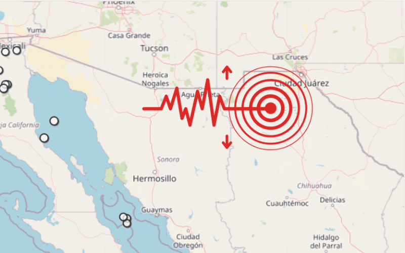 &nbsp;Sismo en Chihuahua. ESPECIAL / SSN