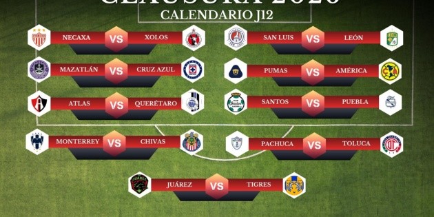 Liga MX: Jornada 12 del Clausura 2026, calendario de partidos, horarios y canales de transmisi&oacute;n
