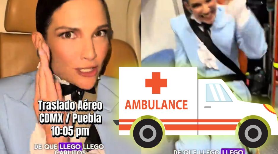 Así fue el viaje de Natalia Jiménez para alcanzar pastel en la fiesta de Carlos Rivera. ESPECIAL / TIKTOK natalijimenezoficial