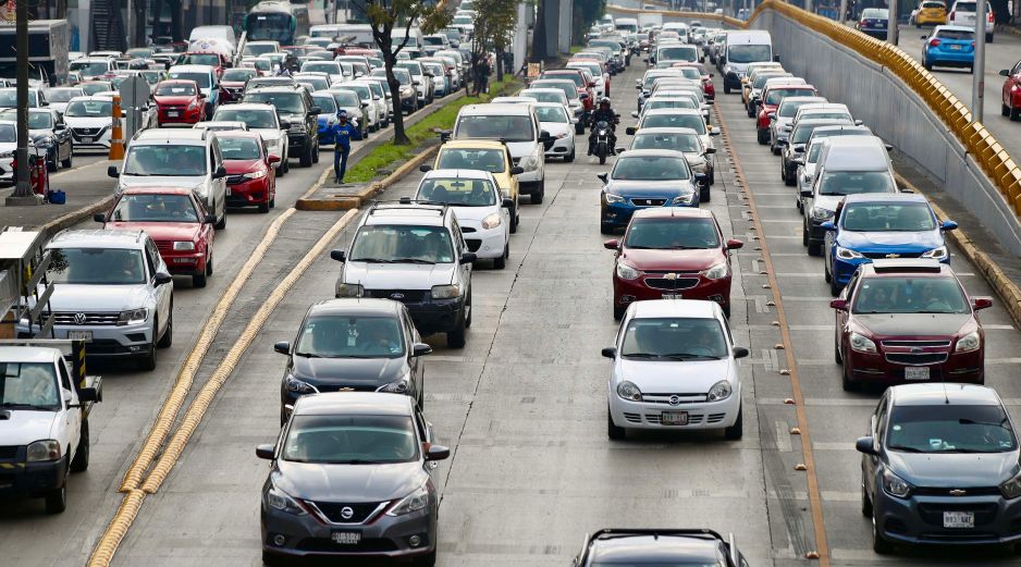 El programa Hoy No Circula se aplica de las 5:00 a las 22:00 horas en todas las alcaldías de la Ciudad de México y en tres zonas conurbadas del Estado de México. SUN/Archivo