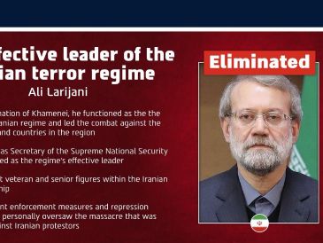 Alí Lariyani fue presidente del Parlamento iraní durante más de una década y excomandante de la Guardia Revolucionaria. EFE/IDF