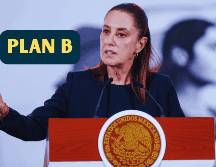 La Presidenta Claudia Sheinbaum Pardo informó que este martes enviaría su plan B, con el que están de acuerdo los partidos aliados, del Trabajo y Verde. EFE / ARCHIVO